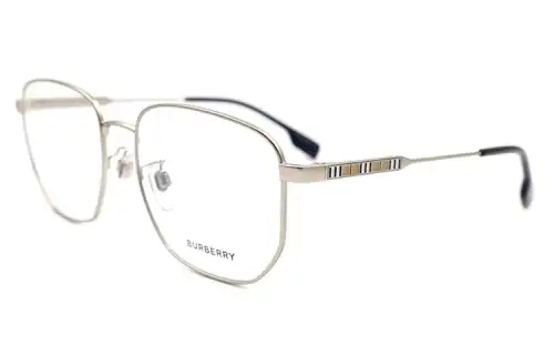 Burberry Metal Irregular Shape Eyeglass Frames Men's