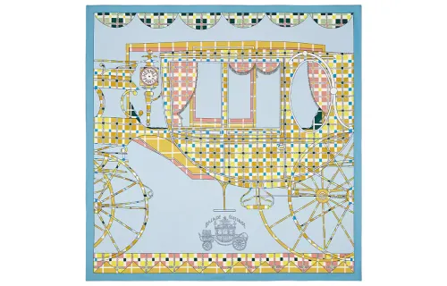 HERMES Scarves Women's Blue