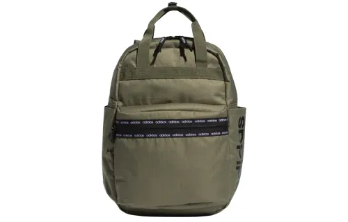 Adidas ESSENTIALS Polyester Backpack Portable Backpack Unisex Dark Green