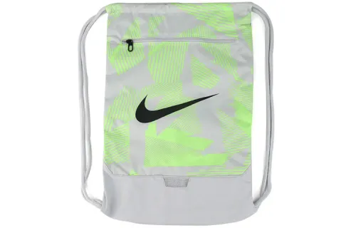 Nike Polyester Backpack Regular Unisex Gray Green