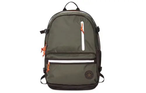 Converse Polyester Backpack Regular Unisex Brown Green