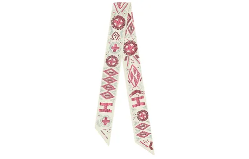HERMES Scarves Women's Beige Pink