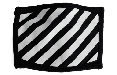 OFF WHITE Striped Face Mask