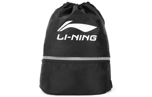 Li Ning Polyester Shoe Bag Backpack Unisex Black