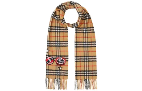 Burberry Cashmere Knit Scarves Men's
