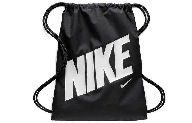 Nike Polyester With Textile Backpack Backpacks Regular Unisex Black
