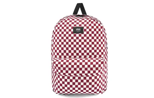 Vans Polyester Backpack Regular Unisex Red White