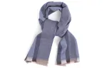 GUCCI Fashion Wool Knit Scarves Men's Blue Gray