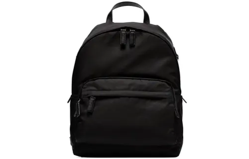 PRADA Fabric Backpack Regular Unisex Black