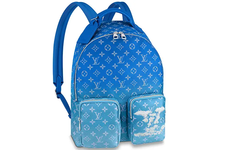 LOUIS VUITTON Backpack Multipocket Clouds Monogram Blue