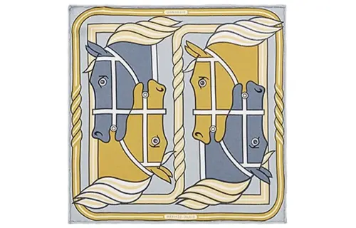 HERMES Scarves Unisex Multicolor