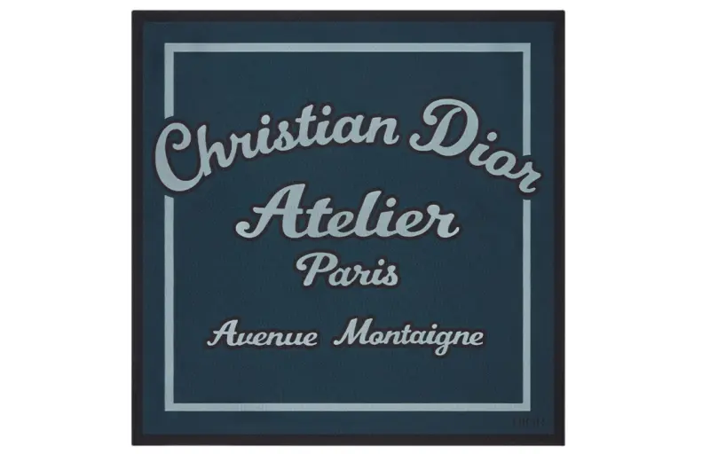 DIOR Scarves Men's Marine Blue