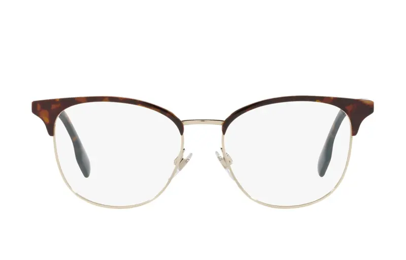Burberry Alloy Browline Eyeglass Frames Unisex