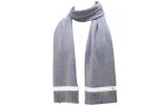 GUCCI Knit Scarves Unisex Gray