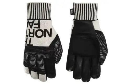 THE NORTH FACE Cotton Gloves Unisex Black/White