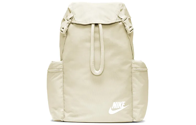 Nike Heritage Polyester Backpack Unisex Light Orewood Brown White