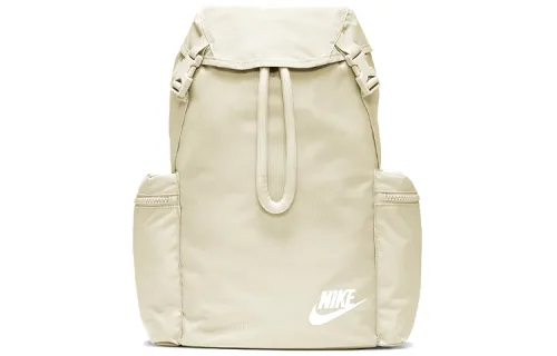 Nike Heritage Polyester Backpack Regular Unisex Light Orewood Brown White