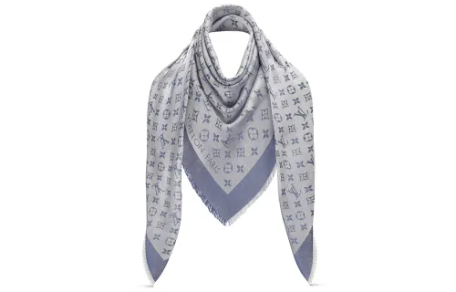 LOUIS VUITTON M76338 Monogram Denim Shawl