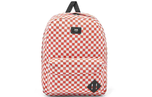 Vans Polyester Backpack Unisex Orange White