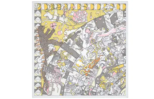 HERMES Scarves Women's Gray