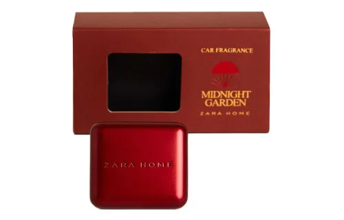 Zara home Midnight Garden Series Car Air Freshener Aromatherapy Fragrance Dark Red