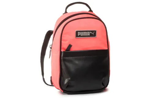 PUMA Artificial Leather Backpack Mini Women's Bright Pink