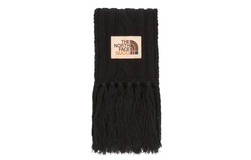 GUCCI X The North Face Wool Knit Scarves Unisex