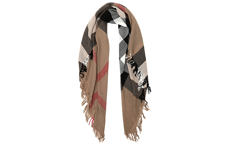 Шарф Burberry (телесный) — фото 4