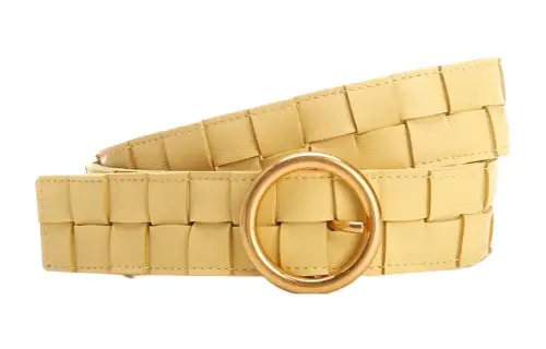 Bottega Veneta Leather Belts Men's Light Umber