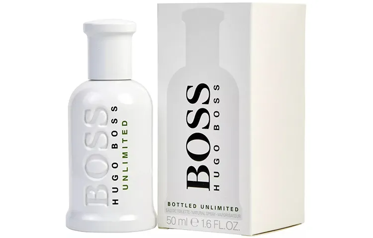HUGO BOSS Unlimited mint perfume contains rose, 50 ml, 100 ml, 200 ml