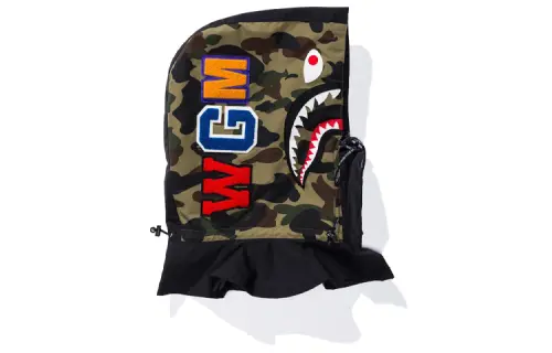 A BATHING APE Face Masks Unisex Green