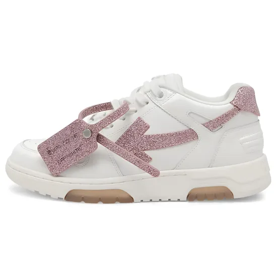 OFF-WHITE Out Of Office Low-Top Sneaker 'Pink White' Women's
