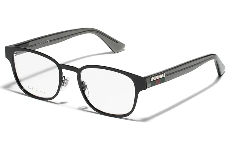 GUCCI Square Prescription Glasses Men's
