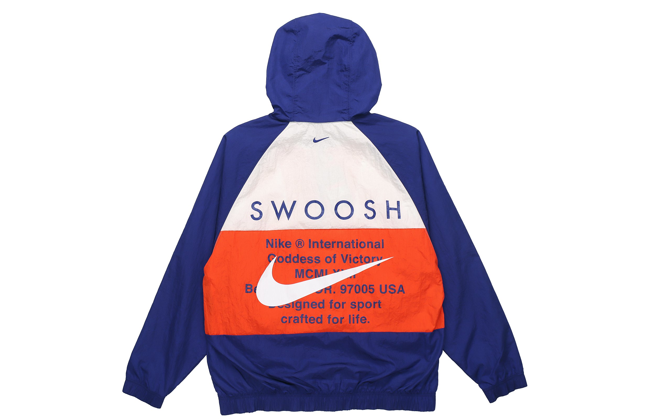 Мужская куртка Nike Sportswear Swoosh (синяя) — фото 2