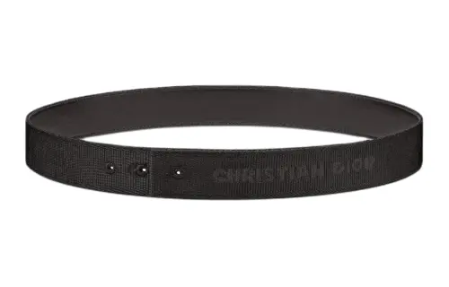DIOR Leather Belts Men's Black