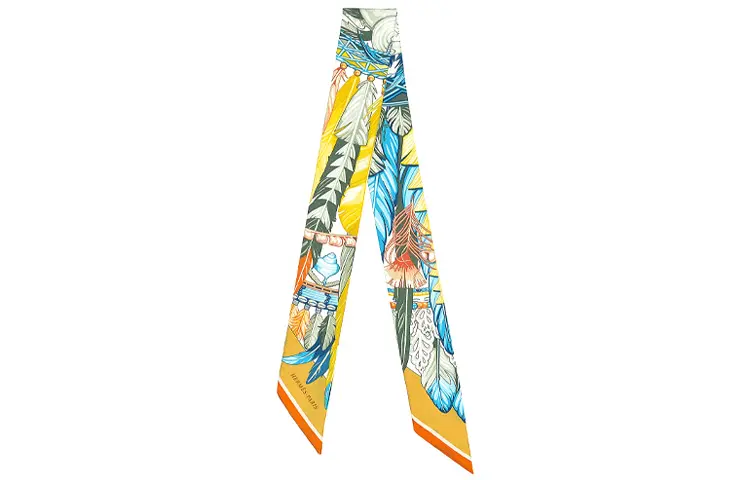 Hermes 1920 Danse Pacifique twilly scarf