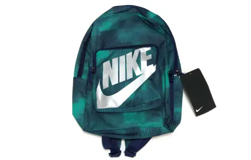 Nike Multicolor Fabric Backpack Regular Men's Blue Green