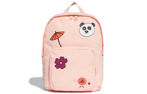 Adidas Polyester Backpack Regular Women's Hazy Coral Powder/Black