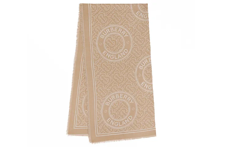 Burberry Knit Scarves Women's Camel