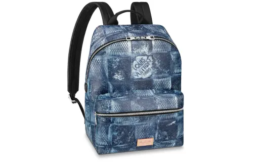 LOUIS VUITTON Discovery Backpack Damier Salt Marine
