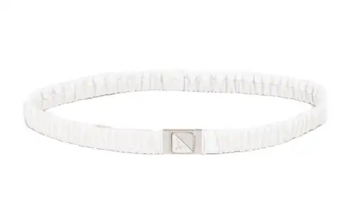Prada triangle logo elasticated belt