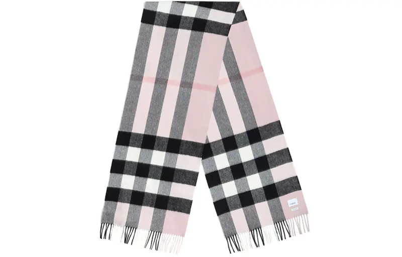 【Previous Season】Check Cashmere Scarf