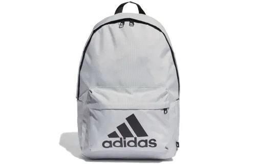 Adidas Polyester Backpack Regular Unisex Gray