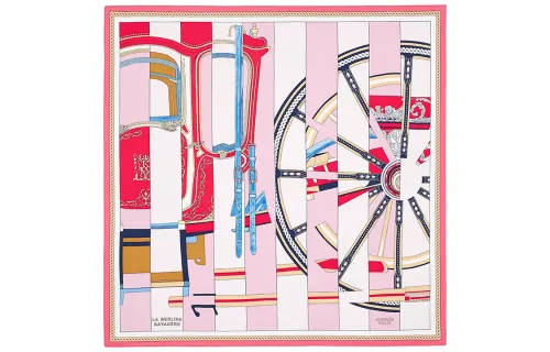 HERMES Scarves Women's Vintage Pink