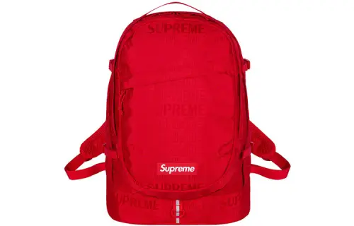 Supreme Polyester Backpack Unisex Red