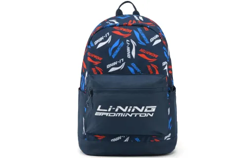 Li Ning Fabric Backpack Regular Unisex Red Blue