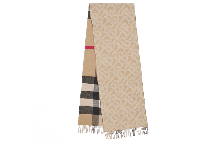 【Previous Season】monogram-pattern reversible scarf