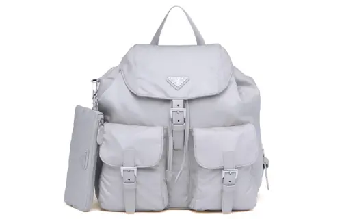PRADA Re Nylon Backpack Women's Cornflower Blue