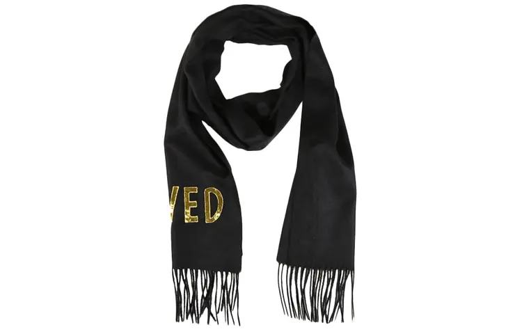 GUCCI Knit Scarves Women's Black