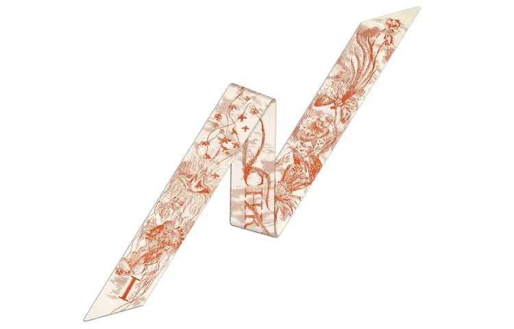 DIOR Scarves Women's Dark Orange